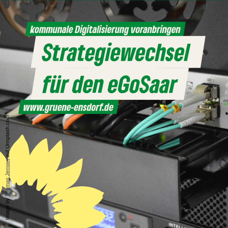 Kommunale Digitalisierung voranbringen –           Strategiewechsel für den eGoSaar