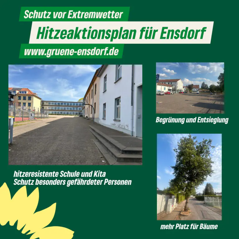 Hitzeaktionsplan für Ensdorf